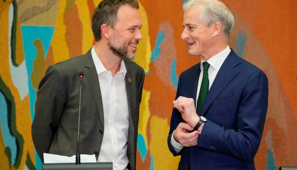 Statsminister Jonas Gahr Støre og Audun Lysbakken fra SV møtes på Stortinget om stadsbudsjettet 2023. De burde ha sittet i regjering sammen, mener vår kommentator. .