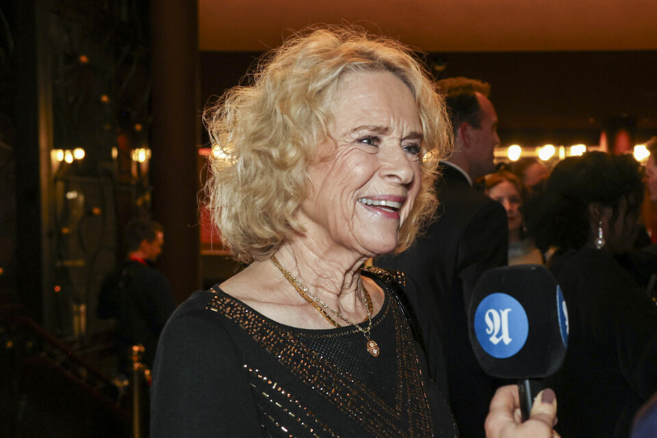 Skuespiller Liv Ullmann på rød løper under åpningen av Nye Hjorten Teater i Trondheim onsdag kveld. Skuespiller Liv Ullmann på rød løper under åpningen av Nye Hjorten Teater i Trondheim onsdag kveld. Foto: Jan Langhaug / NTB